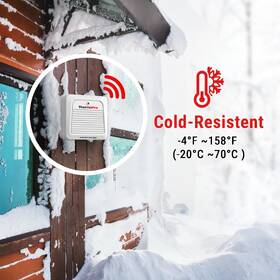 Čidlo pro meteostanice ThermoPro TX-7C, pro TP280C, 868MHz bílá barva
