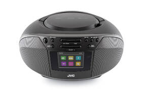Radiopřijímač DAB+/CD JVC RD-E664B-DAB černá barva
