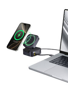 Bezdrátová nabíječka Baseus 2v1 PicoGo Series Qi2 67W MagSafe černá

 obrázek produktu 3 z 10