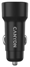 Adaptér do auta Canyon OnDrive 24  24W 2xUSB-A černý

 obrázek produktu 3 z 9