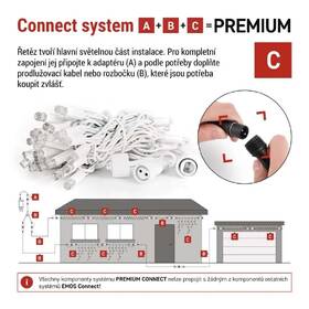 LED řetěz EMOS CHAIN 50LED, IP44, CW (5m) bílý

 obrázek produktu 4 z 6
