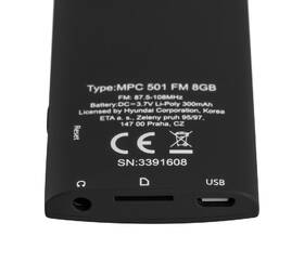 MP3 přehrávač Hyundai MPC 501 GB8 FM B černý

 obrázek produktu 2 z 3
