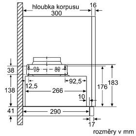 Odsavač par Siemens LI63LA526 stříbrná barva
