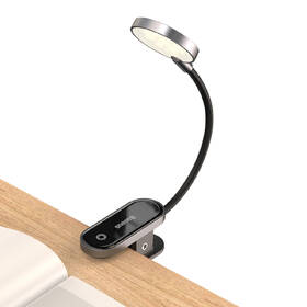 LED světlo Baseus na čtení s klipem šedé

 obrázek produktu 1 z 7