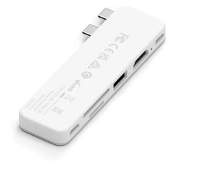 USB Hub Satechi USB-C Snap Hub (1x HDMI, 1x USB-C, 1x USB-A 3.0, 1x USB-C PD, 1x microSD/SD) stříbrný

 obrázek produktu 2 z 4