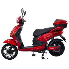 Elektroskútr RACCEWAY E-MOPED, červený-lesklý s baterií 20Ah 

 obrázek produktu 1 z 5