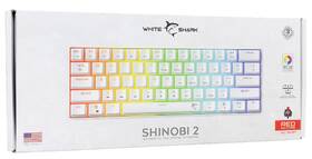 Klávesnice White Shark SHINOBI 2, US layout, Red Switch bílá

 obrázek produktu 11 z 11