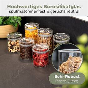 Sada potravinových dóz Classbach VD 4031, 6 dóz sklo

 obrázek produktu 8 z 8