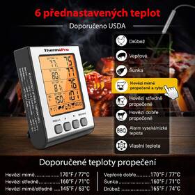 Teploměr do masa ThermoPro TP-17H stříbrný

 obrázek produktu 3 z 6
