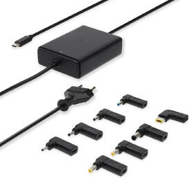 Napájecí adaptér Nedis GaN 100 W, univerzální, USB-C + 10 adaptérů černý

 obrázek produktu 5 z 6