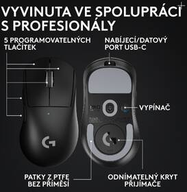 Myš Logitech G PRO X Superlight 2 DEX SE černá

 obrázek produktu 10 z 14