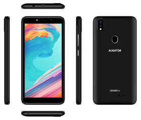 Mobilní telefon Aligator S5540 Dual SIM - ZÁNOVNÍ - 12 měsíců záruka černá barva
