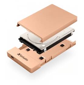 Box na HDD Verbatim pro 2,5" HDD SATA, USB-C / USB 3.1. Gen2 růžový

 obrázek produktu 2 z 8