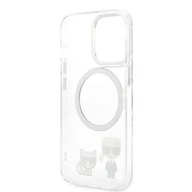 Kryt na mobil Karl Lagerfeld MagSafe Karl and Choupette na Apple iPhone 13 Pro průhledný

 obrázek produktu 2 z 3