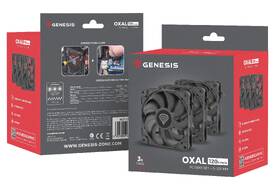 Ventilátor Genesis OXAL 120, 3-Pack černý

 obrázek produktu 4 z 4