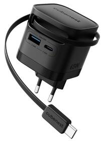 Nabíječka do sítě Cubenest PD GaN 65W 1xUSB-C/1xUSB-A černá

 obrázek produktu 3 z 11