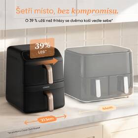 Fritéza horkovzdušná COSORI Turbo Tower Compact, 8,6 l černá

 obrázek produktu 3 z 11
