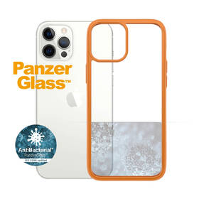 Kryt na mobil PanzerGlass ClearCase Antibacterial na Apple iPhone 12 Pro Max oranžový

 obrázek produktu 4 z 5