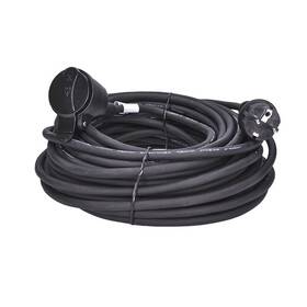 Kabel prodlužovací Solight 1 zásuvka, 20m, 3 x 1,5mm2, gumová černý

 obrázek produktu 1 z 1