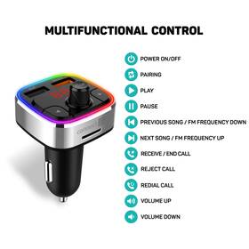FM Transmitter Connect IT CarRGB stříbrný

 obrázek produktu 3 z 5