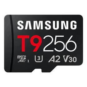 Paměťová karta Samsung T9 MicroSDXC 256GB UHS-I U3 (200R/130W) + USB Adaptér černá

 obrázek produktu 2 z 6