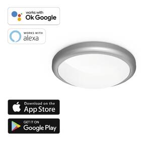Stropní svítidlo Hama SMART Wi-Fi, kulaté, průměr 30 cm, kovový rám 

 obrázek produktu 2 z 8