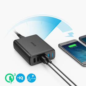 Nabíječka do sítě Anker PowerPort 5, Dual QC 3.0 63W, 5x USB-A černá

 obrázek produktu 3 z 8