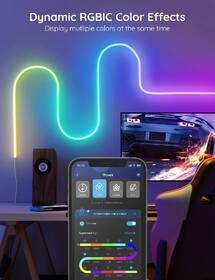 LED pásek Govee Neon SMART, 3m, RGBIC 

 obrázek produktu 3 z 8