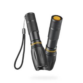 Svítilna Hama W200, 200 lm / 180 m, 3 režimy, zoom, COB, baterie černá

 obrázek produktu 1 z 3