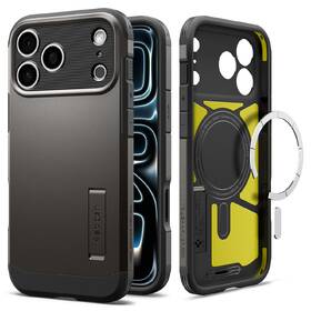 Kryt na mobil Spigen Tough Armor T MagSafe na Apple iPhone 18 Pro / 17 Pro šedý

 obrázek produktu 1 z 15