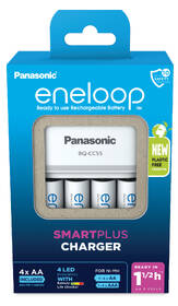 Nabíječka Panasonic Eneloop Smart-Quick Charger pro AA,AAA + 4x Panasonic Eneloop 2000mAh 

 obrázek produktu 2 z 3