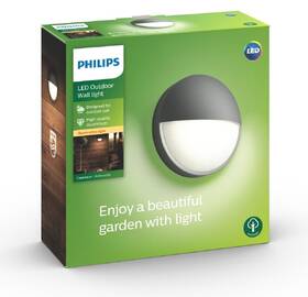 Nástěnné svítidlo Philips Capricorn, LED - antracitové 

 obrázek produktu 2 z 2