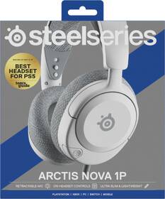 Headset SteelSeries Arctis Nova 1P bílý

 obrázek produktu 13 z 15