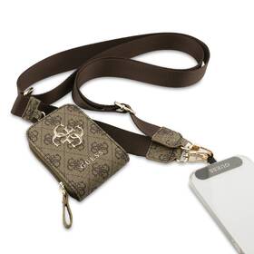 Popruh na krk Guess Crossbody PU 4G Metal Logo + Peněženka hnědý

 obrázek produktu 1 z 5
