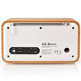 Internetový radiopřijímač s DAB+ Nedis RDIN2000WT bílý/dřevo

 obrázek produktu 3 z 8