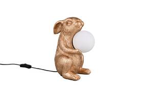Stolní lampička Reality RABBIT Table lamp zlatá

 obrázek produktu 2 z 3