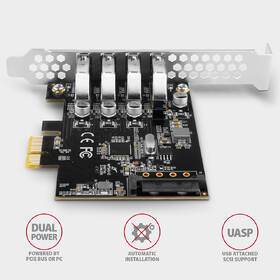 Řadič Axagon PCEU-43RS - 4x USB 3.2 Gen 1 port 

 obrázek produktu 2 z 3