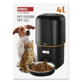 Chytré krmítko EMOS Pet Care, 4 l černé

 obrázek produktu 17 z 17