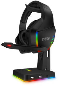 Stojánek Connect IT NEO Stand-It RGB na sluchátka + USB hub černý

 obrázek produktu 2 z 7