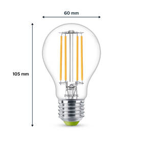 Žárovka LED Philips filament klasik, E27, 2,3W, bílá 

 obrázek produktu 3 z 3