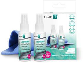 Čisticí sada Clean IT roztok na notebooky s utěrkou, 2x30ml 

 obrázek produktu 1 z 2