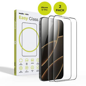 Tvrzené sklo Mobile Origin EasyGlass na Apple iPhone 17 Pro (2 ks) 

 obrázek produktu 10 z 10