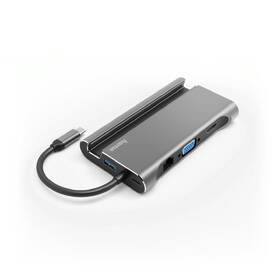 Dokovací stanice Hama 7v1, 3x USB-A 3.1, HDMI, VGA, LAN, USB-C (PD) 

 obrázek produktu 1 z 5