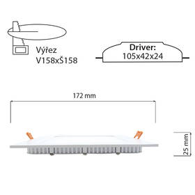Vestavné svítidlo McLED Toro S15, 15W, 2700K bílé

 obrázek produktu 8 z 9