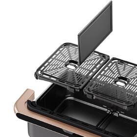Fritéza horkovzdušná COSORI TF101S Dual Blaze TwinFry 10l černá barva
