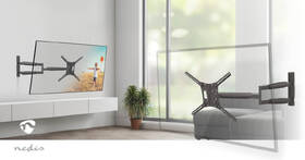 Držák TV Nedis Full Motion pro úhlopříčku 13 - 86", polohovatelný, nosnost 60 kg černý

 obrázek produktu 5 z 5