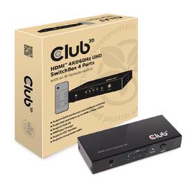 HDMI rozbočovač Club3D Video switch 4:1 HDMI 2.0, 4 porty 

 obrázek produktu 7 z 7