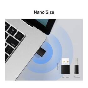 Wi-Fi adaptér Mercusys MA20NB, AC650 Nano Wi-Fi Bluetooth černý

 obrázek produktu 7 z 8
