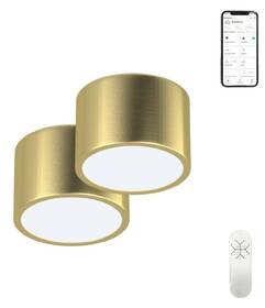 Stropní svítidlo IMMAX NEO sada 2x RONDATE SMART 15cm 12W Zigbee 3.0 + DO zlaté

 obrázek produktu 2 z 2