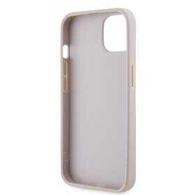 Kryt na mobil Guess 4G Strass Triangle Metal Logo na Apple iPhone 15 růžový

 obrázek produktu 2 z 4